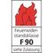 Feuerwiderstandsklasse F90, Flamme, Zulassung, Multifunktions-Rahmendübel MFR